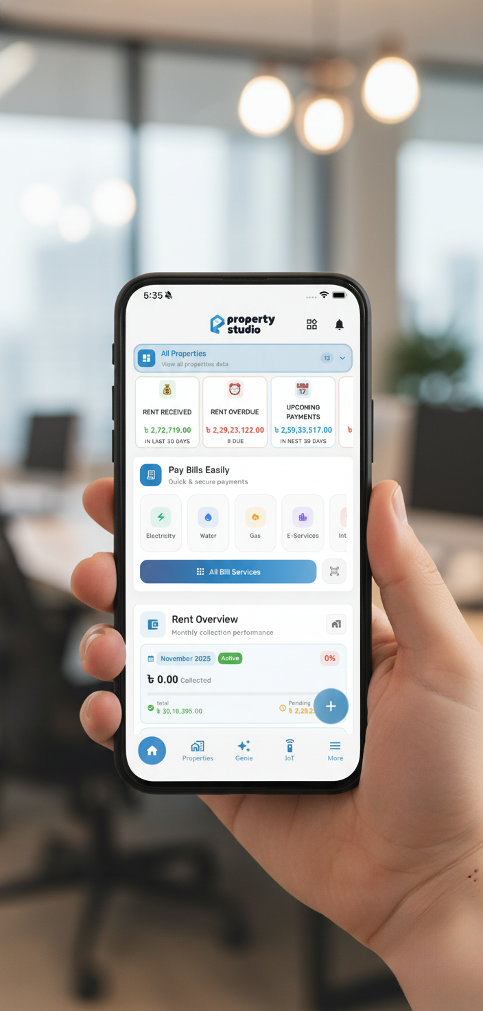 Property Studio Mobile App - iOS & Android